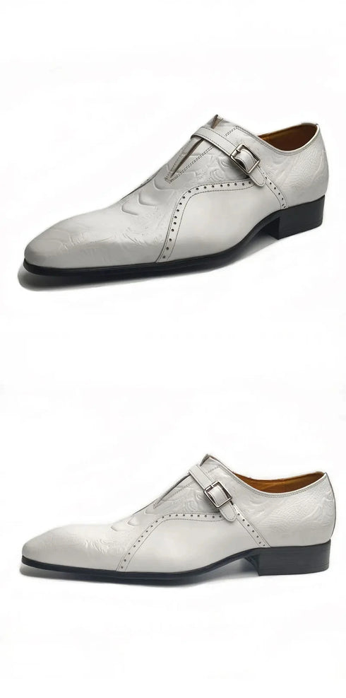 Men's Genuine Leather Loafers Comfortable Formal Shoes for Office Wedding Party